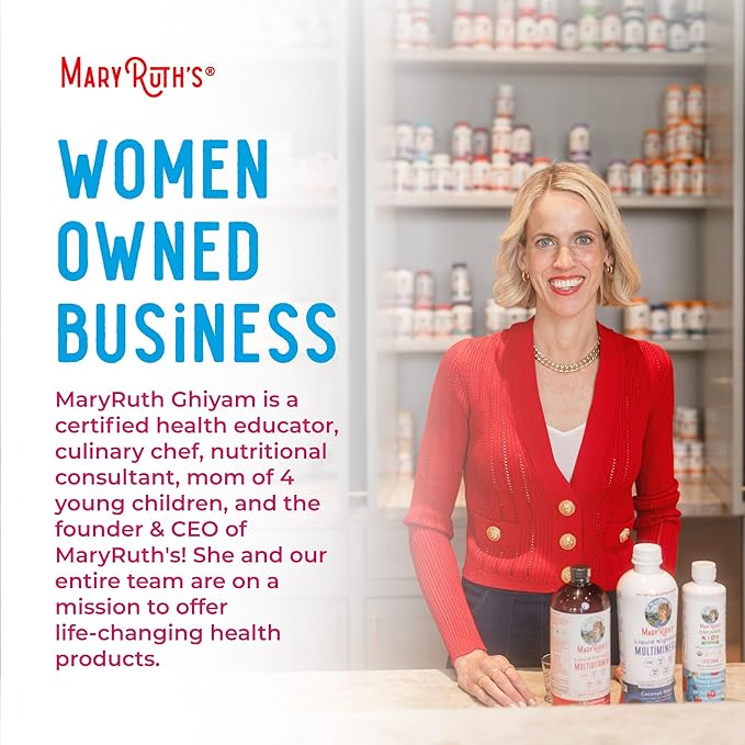 MaryRuth's Multivitamin for Women 40+ | Sugar Free | Vegan Womens Vitamins | Immune Support | Daily Women's Multivitamin + Chasteberry | Hair Skin and Nail Gummy Vitamins for Women | 60 Count