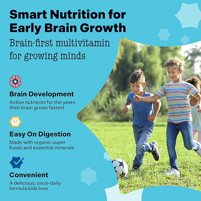 Best Nest Wellness - Mama Bird - Kids Multi+ Liquid Vitamins (31 Servings) Strawberry Flavor - Active Methylated Vitamins Kids Multivitamin - Organic Superfoods Enzymes