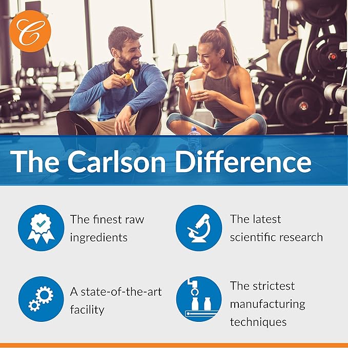 Carlson - B Compleet 50 Balanced Vitamin B Complex Energy Production Cellular Support &amp Optimal Wellness 250 Tablets