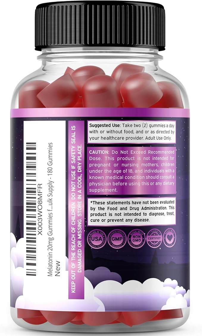 Thyroid Support For Women &amp Men (90 Gummies) Support Supplement - Delicious Apple Flavor - Melatonin Gummies for Adults (180 Count) - Quick Dissolve Melatonin 10mg Gummies - Non GMO Vegan &amp U
