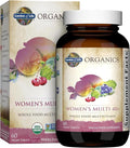 Garden of Life Organics Vitamins for Women 40+ - 60 Tablets Womens Multi 40+ Vegan Vitamins for Women Over 40 Hormone &amp Breast Health Support Blend Whole Food Womens Multivitamin