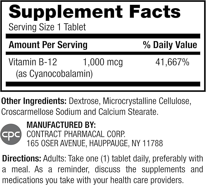 Earth's Splendor Wellness Bundle – Vitamin B12 Energy Support (1000mcg 400 Tablets) &amp Melatonin 6mg Sleep Aid (60 Bilayer Tablets) – Gluten-Free No Artificial Colors or Flavors