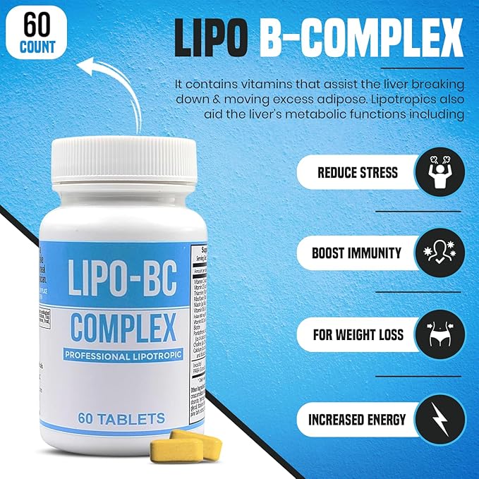 Lipo-BC Complex Lipo BC (60 Tablets) Manufactured by Legere Pharmaceuticals for ES Global