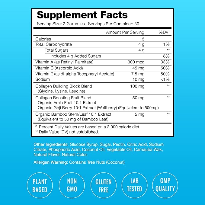 NutraChamps Biotin Gummies and Collagen Boosting Gummies 2 Pack Bundle