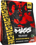 Mutant Mass Weight Gainer Protein Powder - High Calorie Protein for Lean Mass Muscle Build &amp Bulking - 5 Pound - Chocolate Fudge Brownie