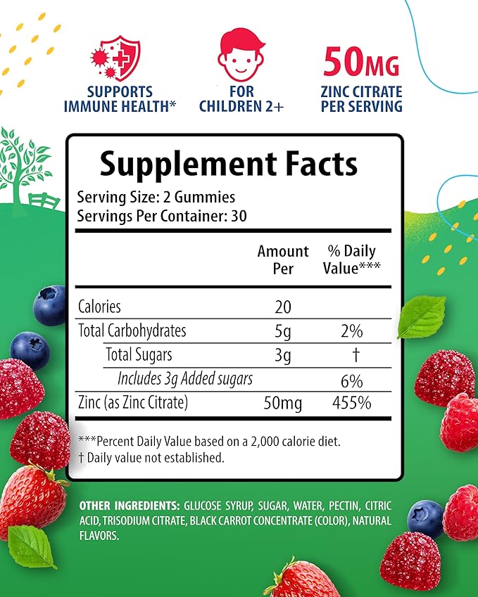 SUNNY SAM Vitamin D3 K2 Gummies 5000 IU - Immune &amp Bone Support - Sugar-Free &amp Zinc Gummies for Kids &amp Adults
