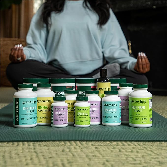 Greens First Magnesium Glycinate Supplement - May Support Heart Health Muscle Health and Support Metabolism - Better Absorption Rate - 90 Vegetable Capsules