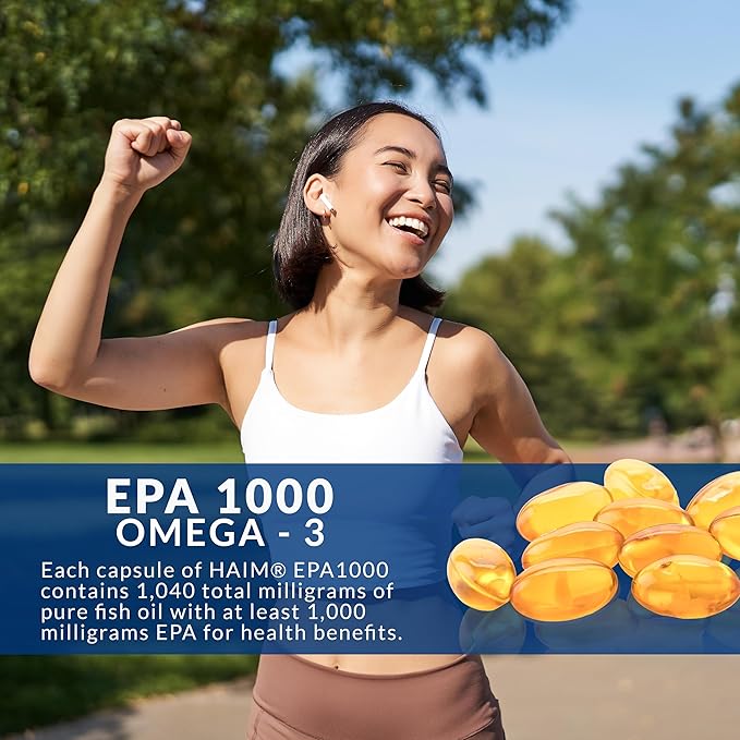 HAIM EPA 1000 Omega-3 and EPA 1000 Omega-3 Mini Softgels