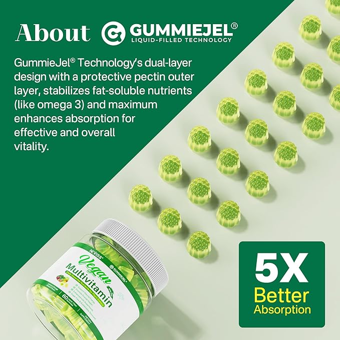 Algae Calcium Gummies 600mg with Vegan Multivitamin for Women Men with Iron Vitamin B12 A D3 K2 Algae Omega 3 Magnesium Zinc