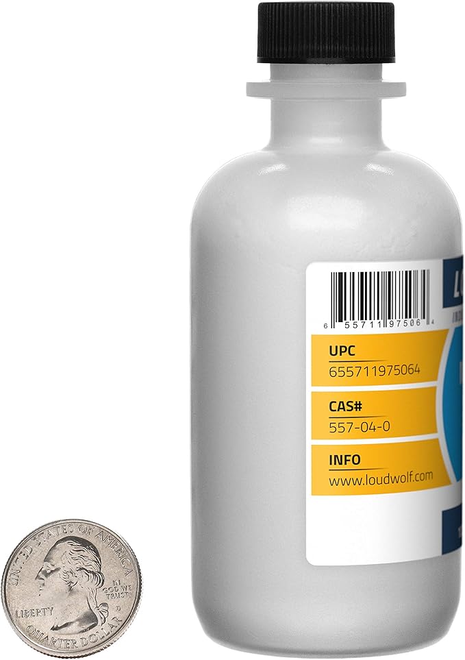 Magnesium Stearate / 4 Ounces / 4 Bottles / 100% Pure USP Food Grade/Fine Powder