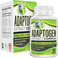 Adaptogen Supplement (9-in-1) Adaptogenic Complex with Ashwagandha Panax Ginseng Rhodiola + More | Herbal Extract Blend | Adaptogen Supplements | 1-Month Supply | 60 Capsules