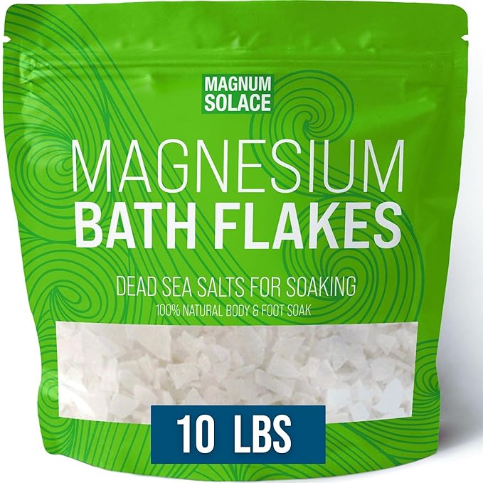 Pure Magnesium Flakes &amp Cream (2 Item Bundle)