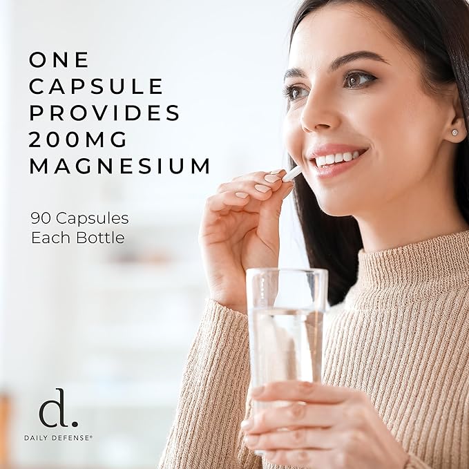 Magnesium Glycinate 200mg – Chelated Magnesium Bisglycinate for Muscle Relaxation Restful Sleep Heart Health &amp Metabolism Support – 90 Capsules Made in USA