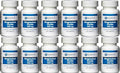 Magnesium Oxide 400 mg Dietary Supplement Tablets Generic MegOx 120 Tablets per Bottle Pack of 24