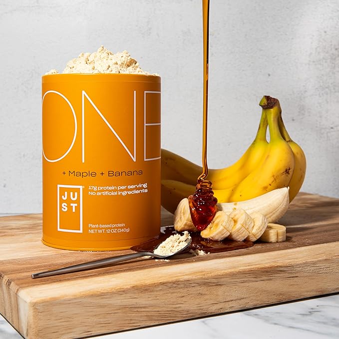 Just One Plant Protein Powder Maple Banana 12 oz.