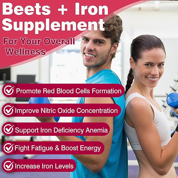 Vegan Omega 3 Gummies 1000mg+Iron Supplement 12.5mg