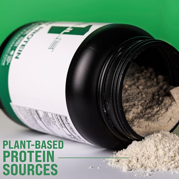 Rule 1 Plant Protein - Vegan Gluten-Free Dairy Free &amp Soy Free Protein Powder with 20g Protein per Serving (20 Servings Pure Vanilla)
