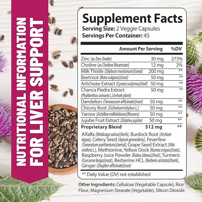 Liver Cleanse Detox Repair Formula &amp Mens Daily Multivitamins Bundle (One Bottle Each). Collectively Supports Liver Health Holistic Wellness Boosted Energy Stamina &amp Performance. USA Made.