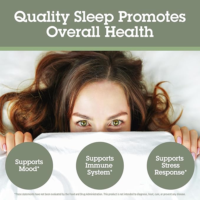 Quantum Health Extra Strength Sleep Melatonin 5mg Healthy Restful Sleep Support with Relaxing Valerian Root &amp L Theanine Daily Mind &amp Body Well Being for Women &amp Men - 30 Capsules