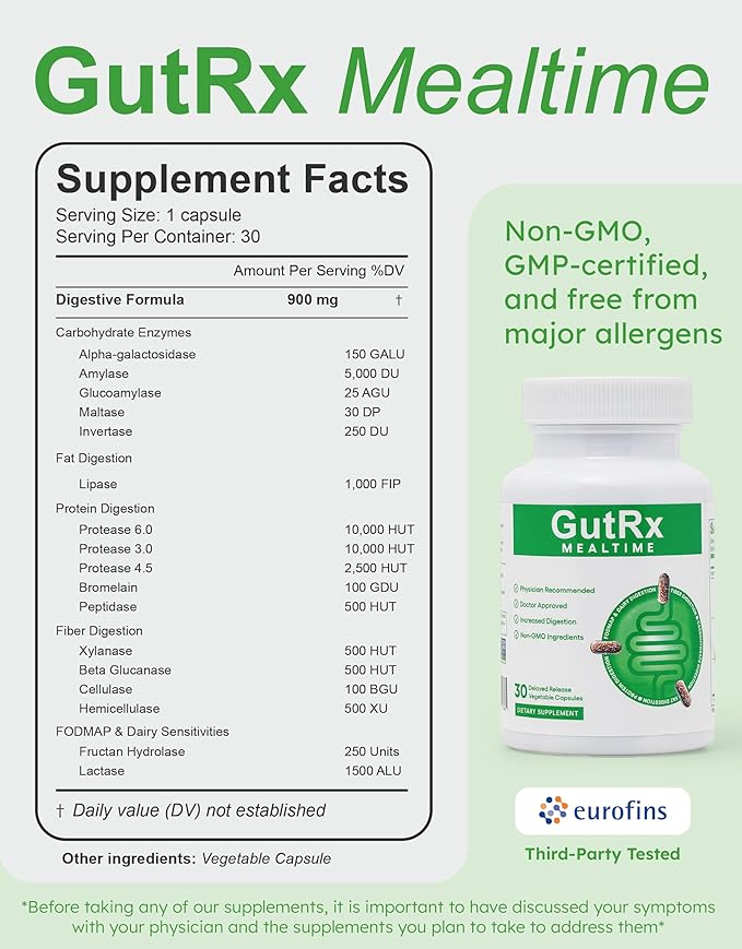 Daily Probiotics for Women &amp Men with Bifidobacterium Longum &amp Prebiotics for Gut Health + Balance with Akkermansia &amp Christensenella + Mealtime Digestive Enzymes with Lactase Lipase &amp