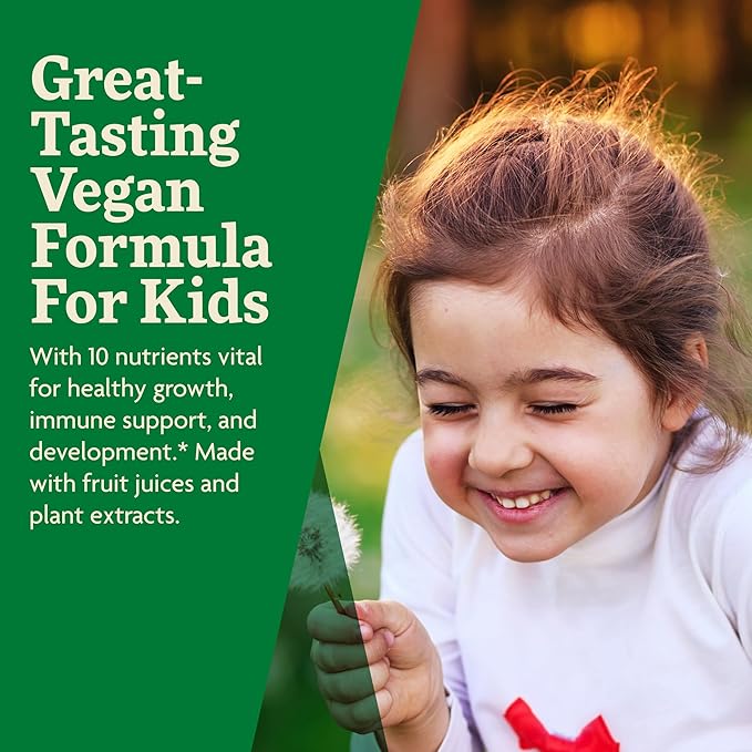 Floradix Kinder Love Children's Multivitamin - Herbal Supplement - Liquid Multivitamin for Kids - Vitamins A C D &amp E Calcium &amp More - Vegetarian Non-GMO Gluten-Free - 16.9 fl oz