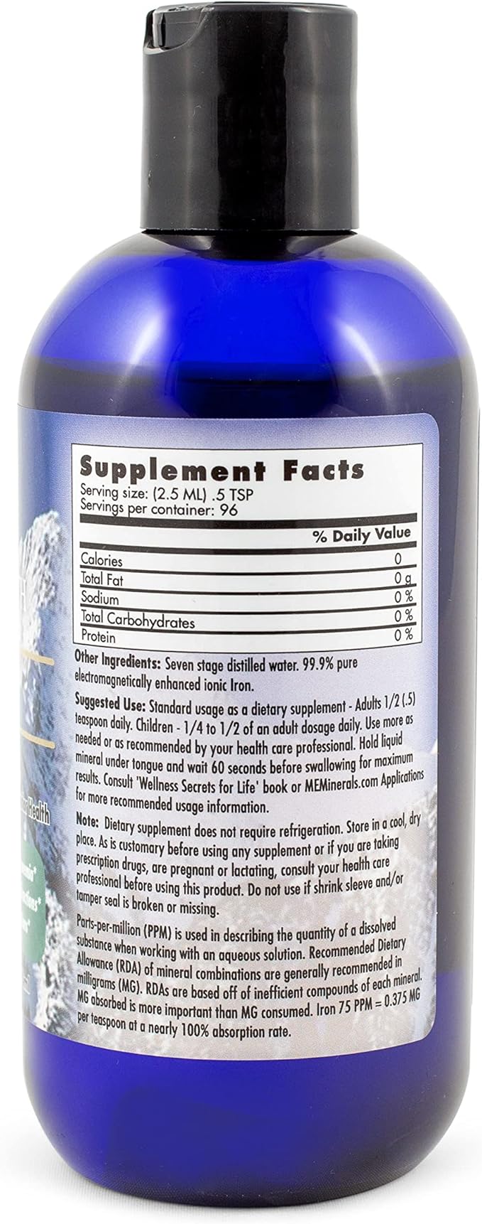 Angstrom Minerals Iron-8 ozs by MotherEarth Minerals