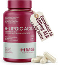 Stabilized R-Lipoic Acid 300 mg per Serving — Pure R Alpha Lipoic Acid (R-ALA) High Potency Active R Isomer Antioxidant Nerve &amp Metabolism Support — NSF Certified Non-GMO Vegan 60Capsule