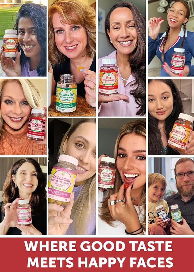 Lunakai Extra Strength 3000mcg Vitamin B12 Gummies - USA Made Delicious Daily Energy &amp Metabolism Support - Vegan B12 Methylcobalamin Supplement 60ct