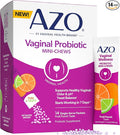 AZO Vaginal Probiotic Mini-Chews for Women Supports Healthy Vaginal Odor Healthy Vaginal Flora Yeast Balance and pH* Delicious Fruit Punch Taste 14 Count