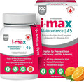 i-max Maintenance Iron Supplement 45mg Elemental Iron-Polyschaccaride Complex + Vitamin C &amp B12 Iron Supplement for Women &amp Men No Artificial Dyes Orange Flavor 100 Chewable Tablets