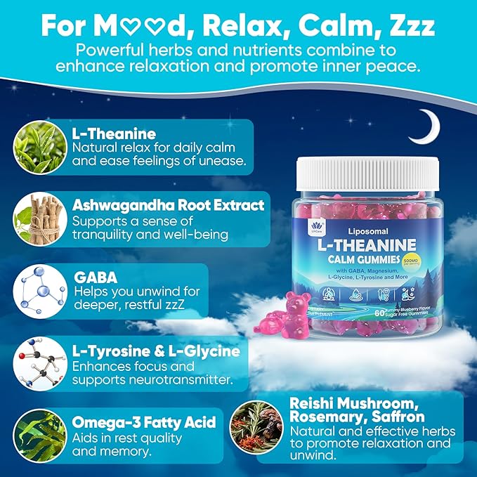 L-Theanine Gummies &amp Mens Multivitamins Gummies