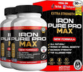 Iron Pure Pro Max Dietary Supplement Organic Maca Root Blend 60 Capsules 30-Day Supply (2)
