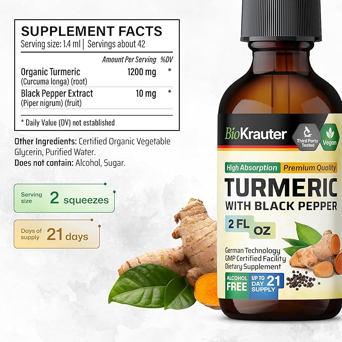 Leg Cramps 100 Capsules &amp Turmeric Tincture 2 Fl. Oz.