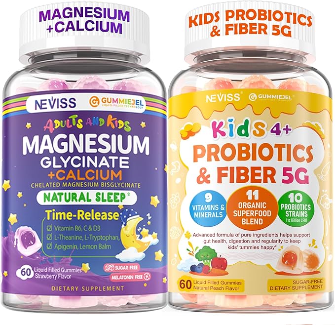 Magnesium Glycinate + Calcium Filled Gummies &amp
