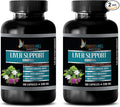 kidney liver pills - LIVER SUPPORT COMPLEX 1200 MG - EXTRA STRENGTH FORMULA - milk thistle pill uric acid cleanse and detox uric acid flush liver detox pills liver cleanse detox &amp repair 2B 60
