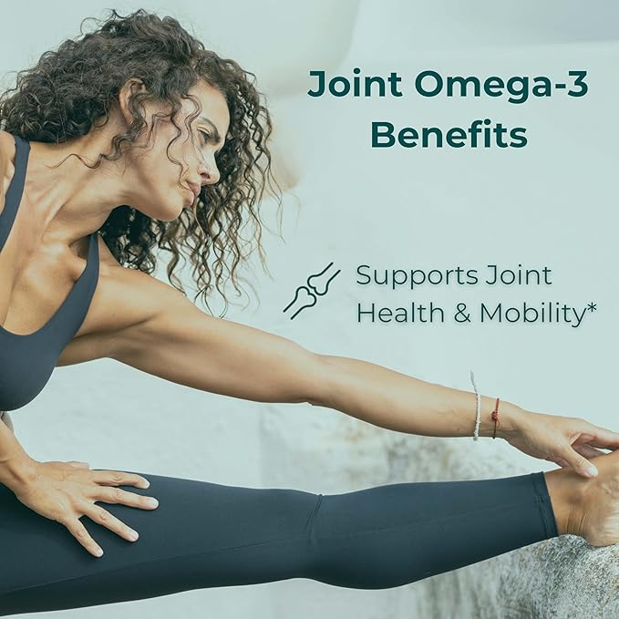 Iwi Omega-3 &amp Joint Omega-3 Bundle 30 Servings Vegan Plant-Based Algae Omega 3 Krill &amp Fish Oil Alternative No Fishy Aftertaste