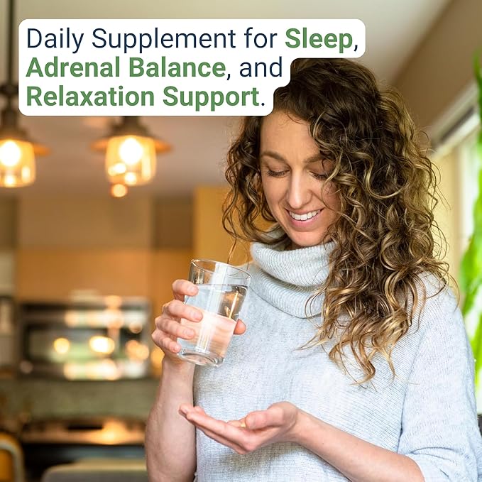 Healthy Gut BeSerene Daily | Cortisol &amp Stress Support | Supports Your Sleep and Adrenals | 30 Servings