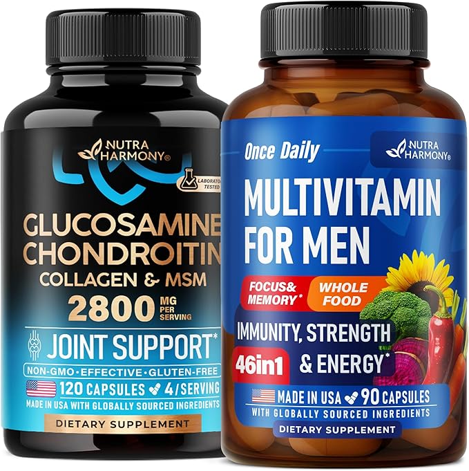 NUTRAHARMONY Glucosamine Chondroitin &amp Multivitamins for Men Capsules