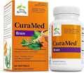 Terry Naturally Curamed Brain - 60 Softgels - BCM-95 Curcumin &amp Vitamin D3 Supplement Supports Brain Health Mental Clarity &amp Focus - Non-GMO Gluten-Free - 30 Servings