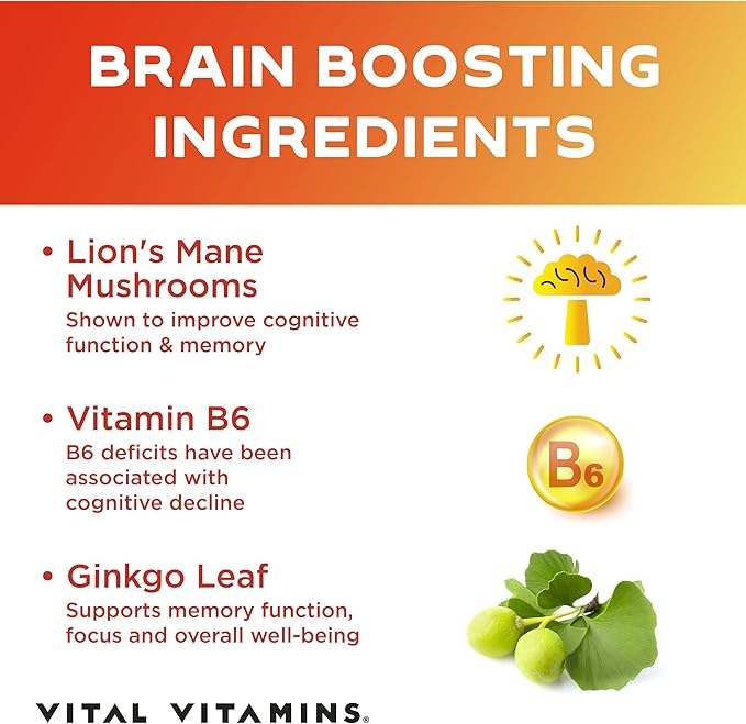 Vital Vitamins Multi Collagen Pills (150 ct) + Brain Booster Plus (60 ct)