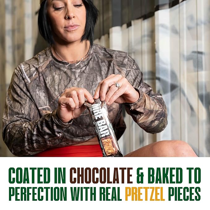 REDCON1 Protein Bar Caramel Trail Mix - 20g of Whole Food Protein + MCT Oil - Easily Digestible Macro Balanced Low Sugar Meal Replacement Bar (12 Bars)