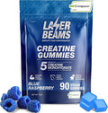 Creatine Monohydrate Gummies for Women &amp Men- 5g Creapure Creatine per Serving - Vegan Blue Raspberry Flavor - Boost Muscle Strength Endurance Recovery &amp Mental Focus (90 Gummies)