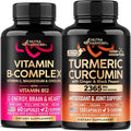 Vitamin B Complex &amp Turmeric Curcumin Capsules