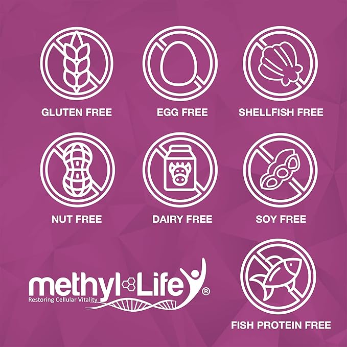 Methyl-Life® Methylated Multivitamin – Chewable Multi with Active Folate (Cerebrofolate®) &amp B12 – High Absorption Vegan Non-GMO Gluten-Free | 120 Tablets