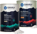 Gnarly Vegan Plant Protein Meal Replacement - Vanilla (28.2oz) and Gnarly Nutrition Preworkout Mango (14.82oz)