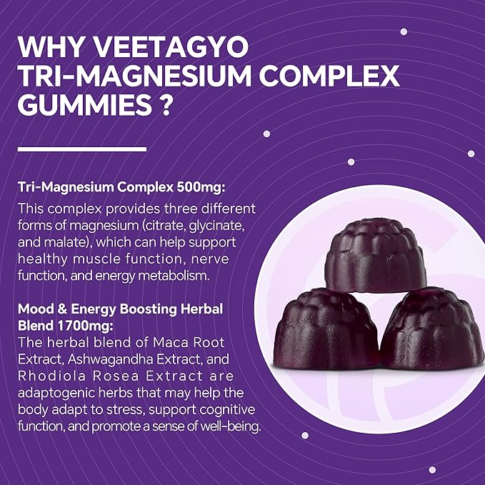 Berberine Gummies 120 Counts + Magnesium Gummies 120 Counts