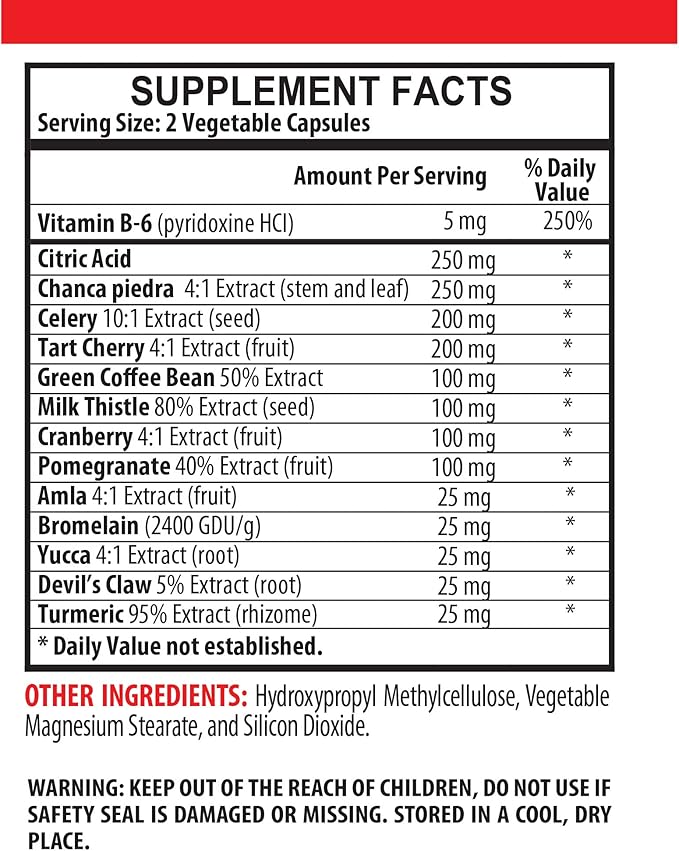 Green Coffee Bean - URIC Acid Cleans - URIC Acid Formula - uric Acid Flush Milk Thistle Turmeric Cranberry Pomegranate uric Acid Cleanse uric Acid Formula Advanced Complex 2 Bottles 120 Caps