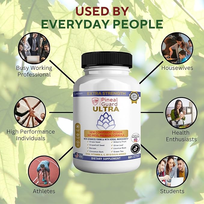 Pineal Guard Ultra Eye Health Supplement 60 Capsules 30-Day Supply (1)