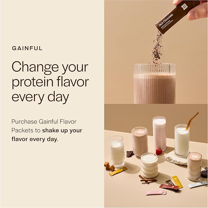 Gainful Everyday Plant Protein Powder 23g Plant Protein per Serving Unflavored Supports Strength Recovery and Balanced Nutrition Vegan Gut Friendly No Artificial Ingredients 14 Servings