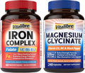 Iron Complex 60 Tablets and Magnesium Glycinate 240 Capsules